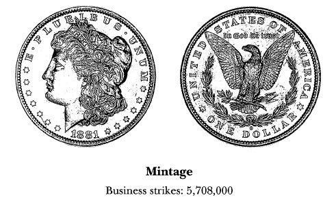 1881-0 Morgan Dollar