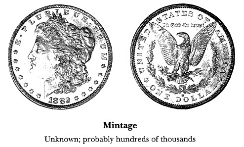 1882-O/S Morgan Dollar