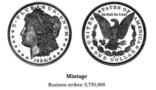 1884-0 Morgan Dollar