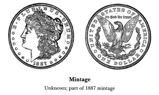 1887/6 Morgan Dollar