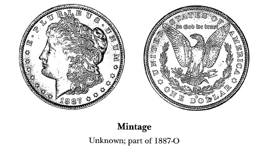 1887/6-0 Morgan Dollar