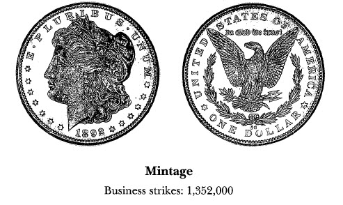 1892-CC Morgan Dollar