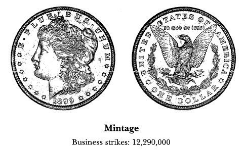 1899-0 Morgan Dollar