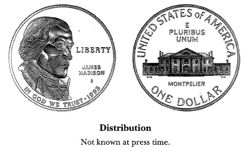 1993 James Madison/Bill of Rights $1