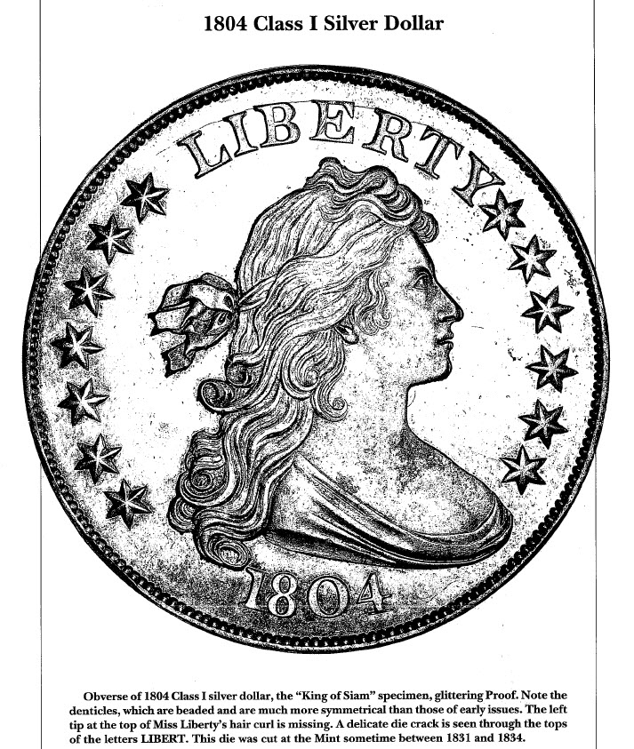 1804 Class I Silver Dollar