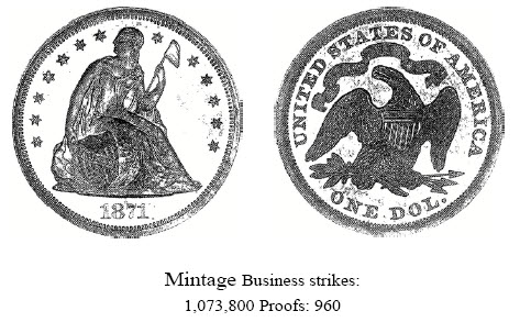 1871 Liberty Seated