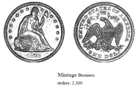 1873-CC Liberty Seated Dollar