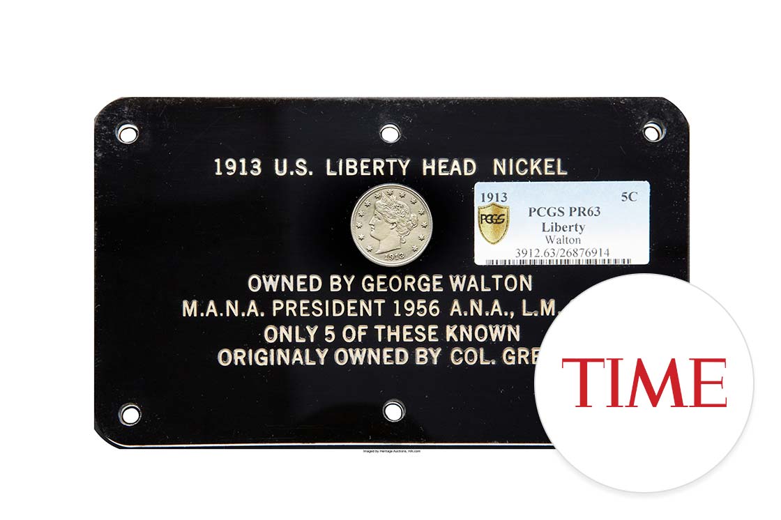 TIME: Rare 1913 Nickel Could Sell For Up To $5 Million In Auction