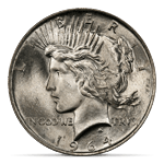 1964-D Peace Dollar
