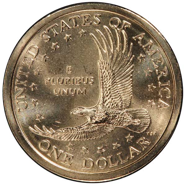 2000 P Cheerios Sacagawea Dollar,Black Window Muntins