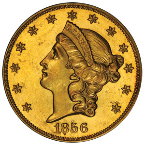 1856-O $20 Liberty Gold Piece