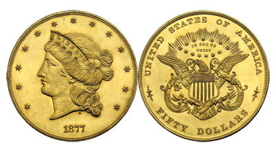 1877 $50 Gold Pattern