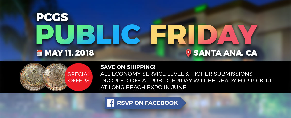 RSVP for PCGS Public Friday on Facebook