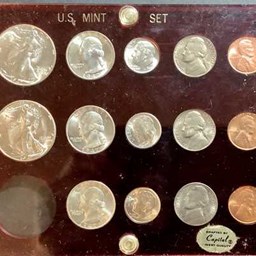 U.S. Coins, Jefferson Nickels Basic Set, Circulation Strikes (1938-1964 ...